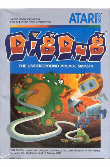 Dig Dug - Joc Atari 2600/5200/7800