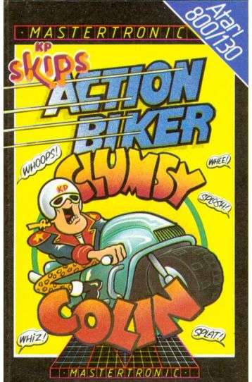 Action Biker Clumsy Colin - Tape - Joc Atari 400/800/XI/Xe