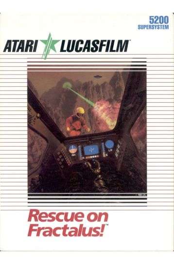 Rescue On Fractalus - Tape - Joc Atari 400/800/XI/Xe