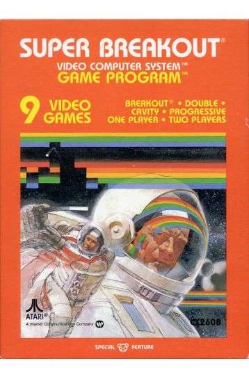 Super Breakout - Joc Atari 2600/5200/7800