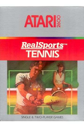 Tennis RealSports - Joc Atari 2600/5200/7800