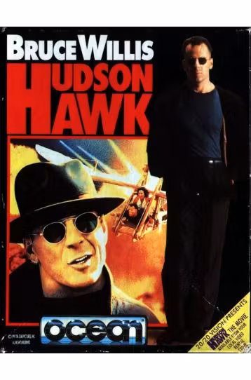 Hudson Hawk - Bruce Willis - CIB - Tape - Joc Commodore 64