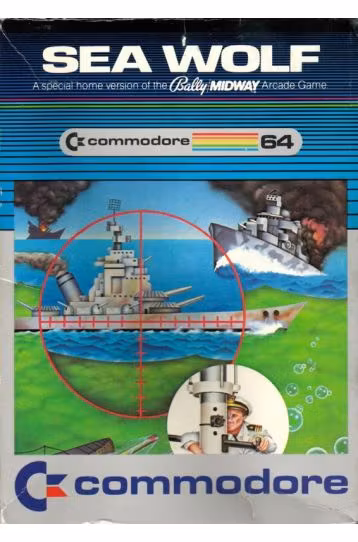 Sea Wolf - Cartridge - CIB - Joc Commodore 64