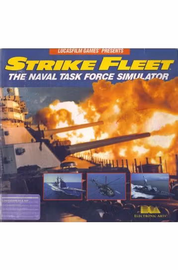 Strike Fleet - Big Box 3.5" Diskette - CIB - Joc Commodore Amiga
