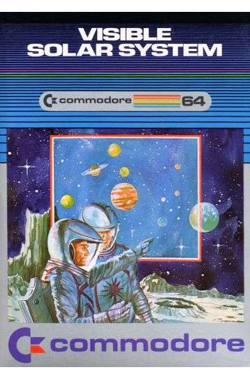 Visible Solar System - Cartridge - CIB - Joc Commodore 64