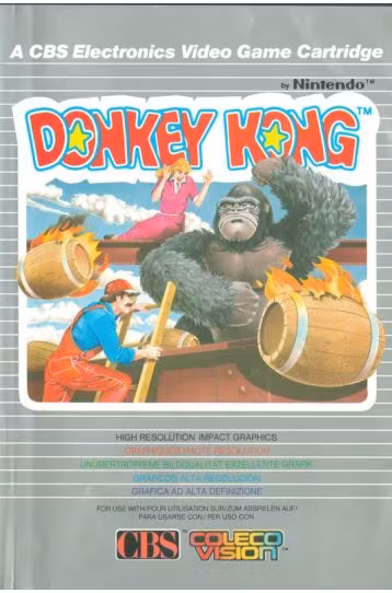 Donkey Kong - Joc ColecoVision