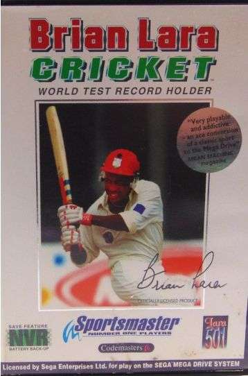 Brian Lara Cricket - World Test Record Holder - Box CIB - Joc Sega Mega Drive