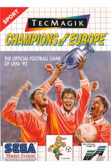 Champions Of Europe - The Official Football Game Of Uefa '92 - Box - Joc Sega Master System