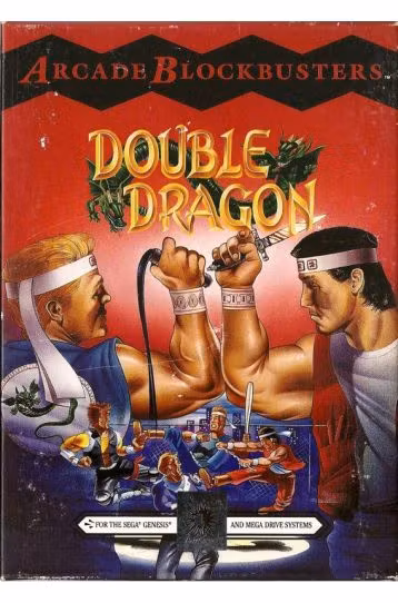 Double Dragon - Box - Joc Sega Mega Drive