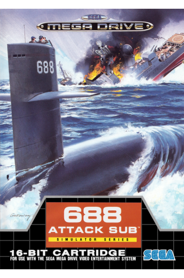 688 Attack Sub - Simulator Series - CIB - Joc Sega Mega Drive