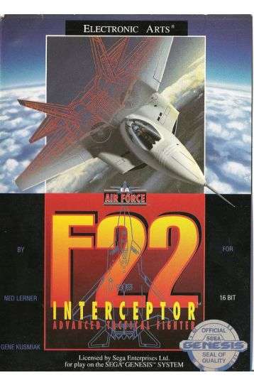 F-22 Interceptor - CIB - Joc Sega Mega Drive