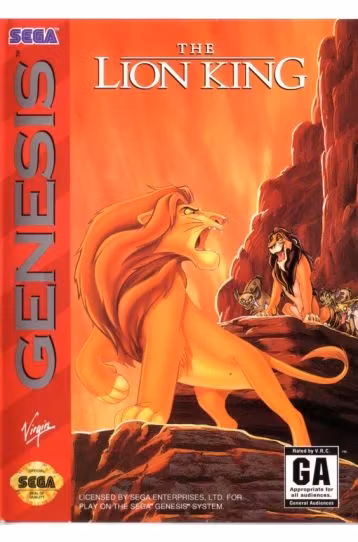 Lion King - Joc Sega Mega Drive
