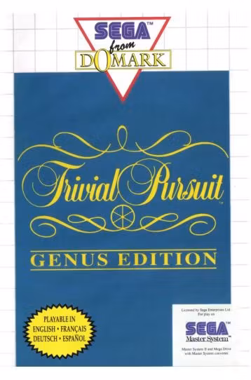 Trivial Pursuit Genus Edition - Box CIB - Joc Sega Master System