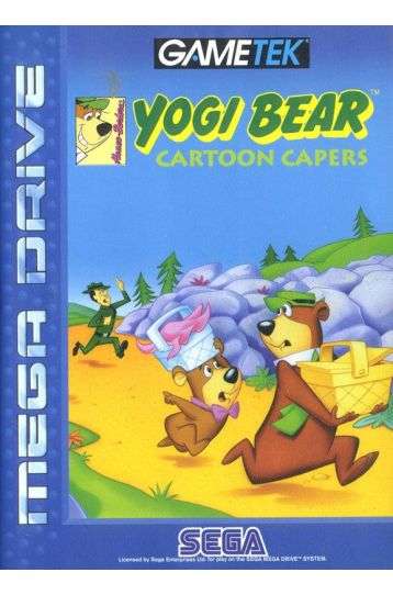 Yogi Bear Cartoon Capers - CIB - Joc Sega Mega Drive