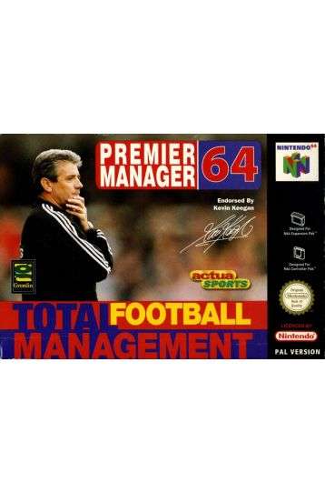 Premier Manager 64 - Joc Nintendo N64