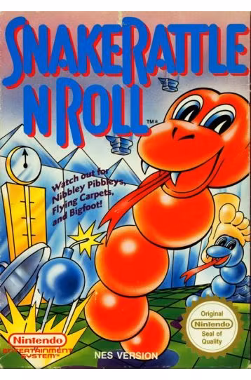 Snake Rattle N Roll - Joc Nintendo NES