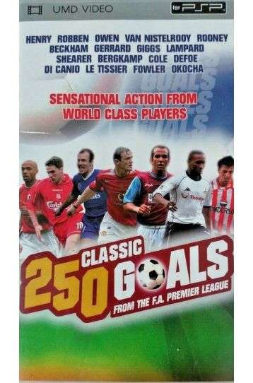 250 Classic Goals From The F.A. Premier League - UMD Video - Film PSP