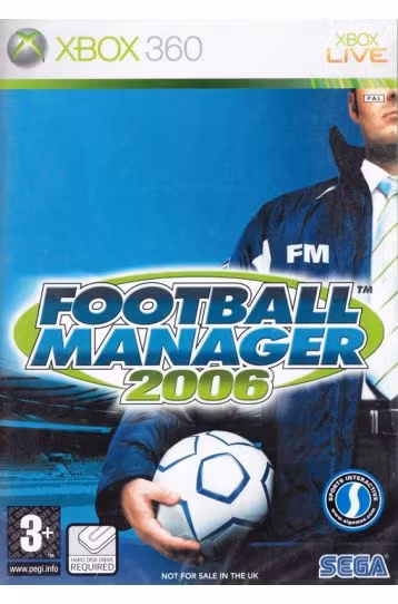 Football Manager 2006 - Joc XBox 360