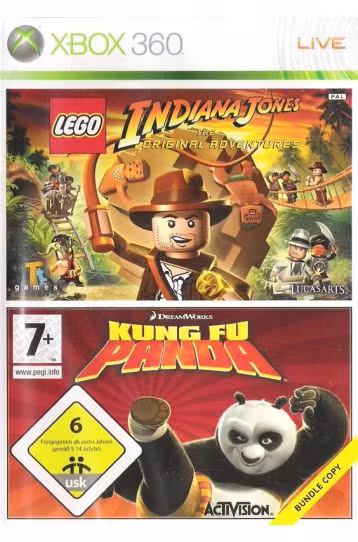 LEGO Indiana Jones - The Original Adventures + Kung Fu Panda - Joc XBox 360