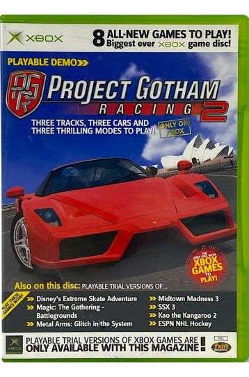 Official XBox Magazine Game Disc 23 - Project Gotham Racing 2, Midtown Madness 3, SSX 3, ETC - Trial Versions - Joc XBox Classic Original