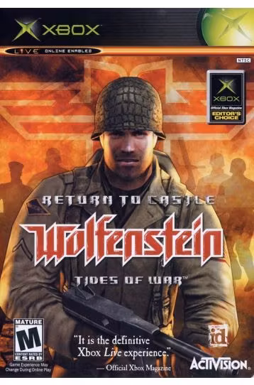 Return To Castle Wolfenstein - Tides Of War - Joc XBox Classic Original