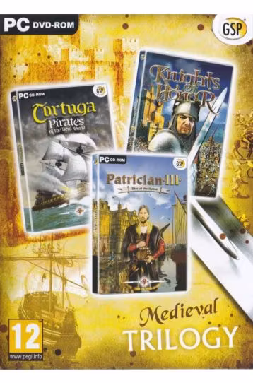 Medieval Trilogy - Tortuga Pirates Of The New World + Knights Of Honor + Patrician III - Joc PC