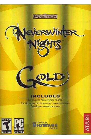 Neverwinter Nights + Shadows Of Undrentide - Expansion Pack - Gold Edition - Joc PC